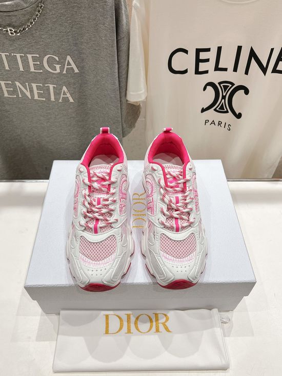 Christian Dior Mesh Patchwork Fashion Casual Running Sneakers