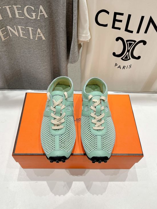 Hermes Breathable Mesh Non-slip Casual Mary Jane Sneakers