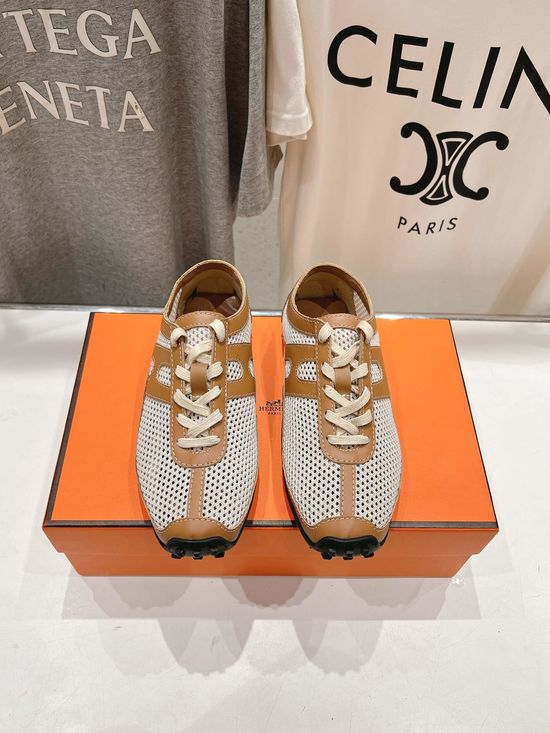 Hermes Breathable Mesh Non-slip Casual Mary Jane Sneakers