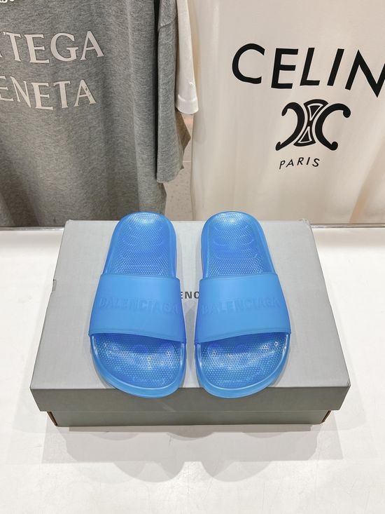 Balenciaga Casual Non Slip Beach Slides Comfortable Lazy Slip On Footwear