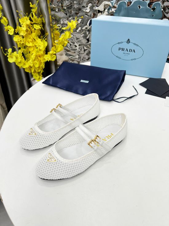 Prada Classic Quilted Leather Loafers with Buckle Accent
