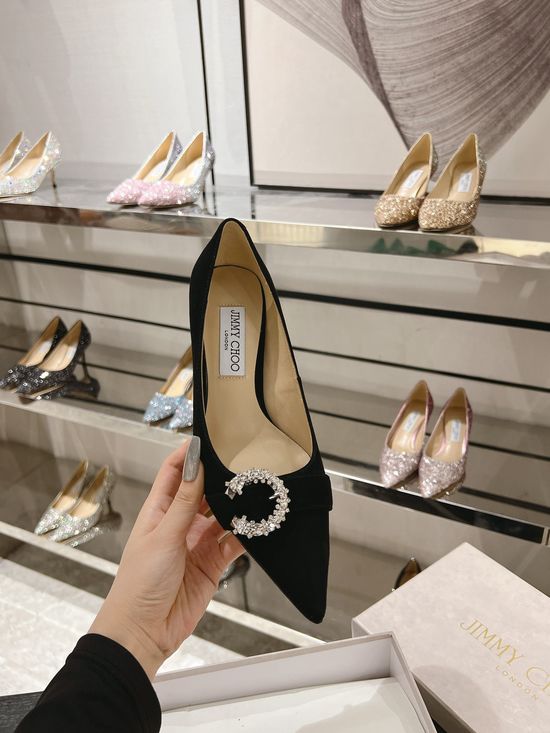 Saresa Silk Upper High Heel Elegant Formal Dress Shoes