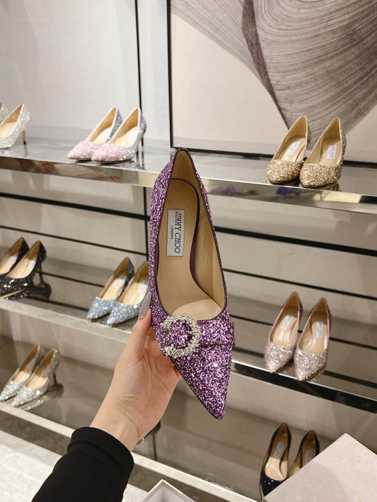 Saresa Silk Upper High Heel Elegant Formal Dress Shoes