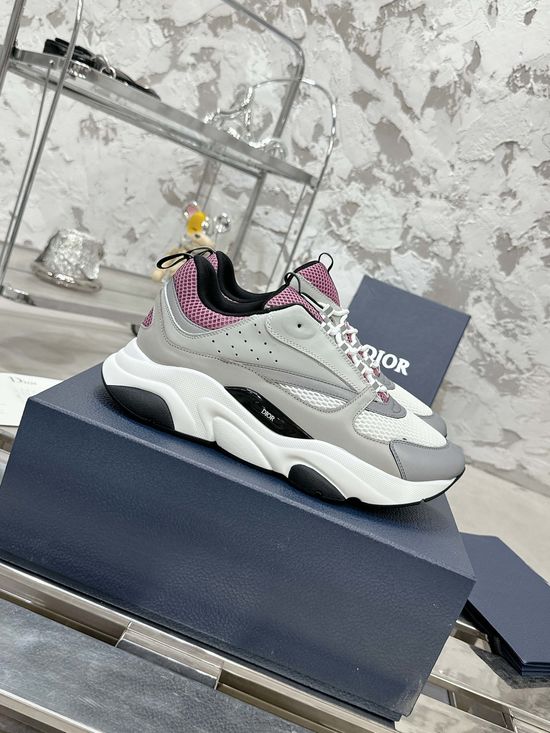 Christian Dior Breathable Mesh Casual Chunky Sneakers Thick Sole
