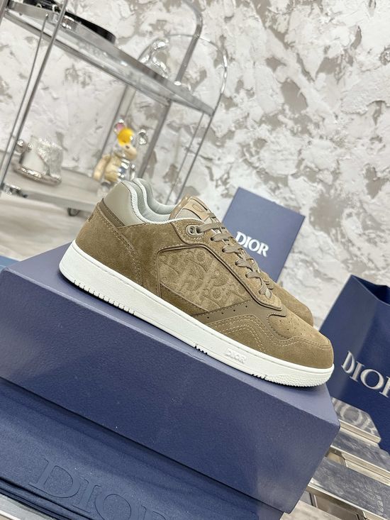 Christian Dior Classic Pattern Low Top Casual Skate Sneakers