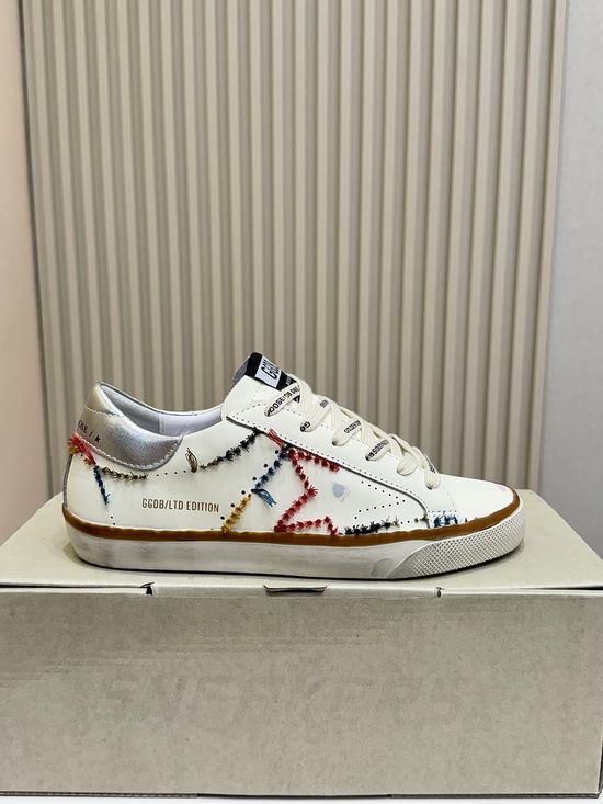 Golden Goose Genuine Leather Retro Versatile Casual Sneakers