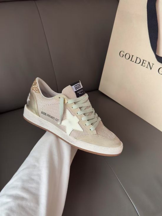 Golden Goose Vintage Distressed Casual Comfortable Suede Upper Fashion Sneakers