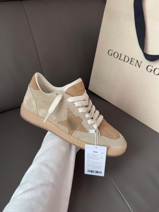 Golden Goose Retro Distressed Suede Leather Casual Comfort Sneakers