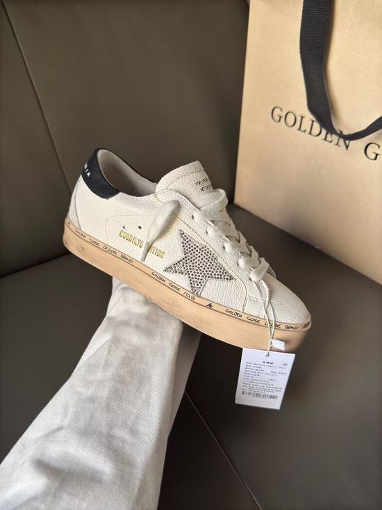 Golden Goose Vintage Distressed Casual Comfortable Suede Upper Daily Sneakers