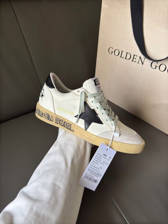 Golden Goose Classic Distressed Casual Couple Shoes Comfortable Genuine Leather Upper