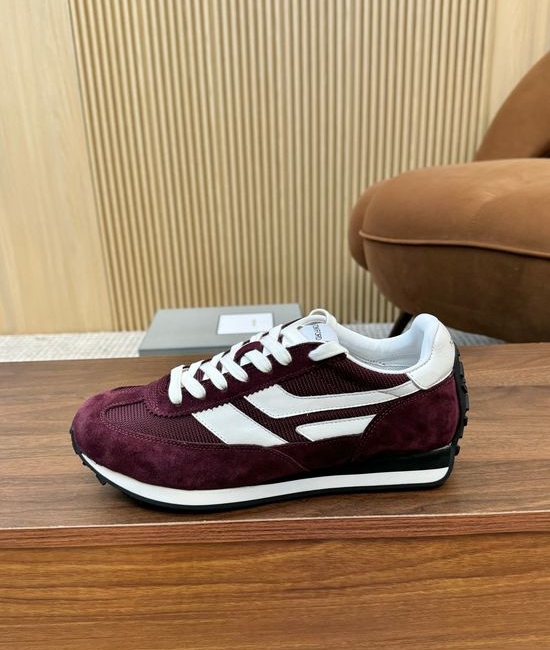 Tom Ford Comfortable Low Top Casual Mixed Material Sneakers
