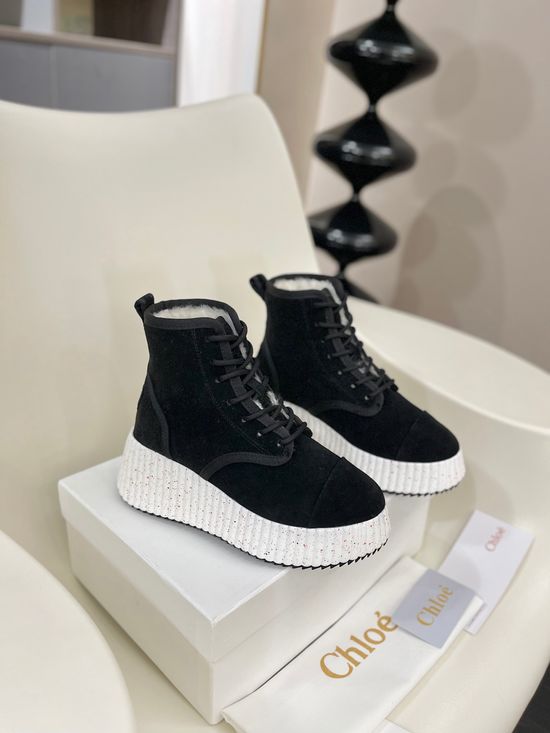 Loewe Warm Fleece Lined Snow Boots Non-slip Comfortable for Outdoor