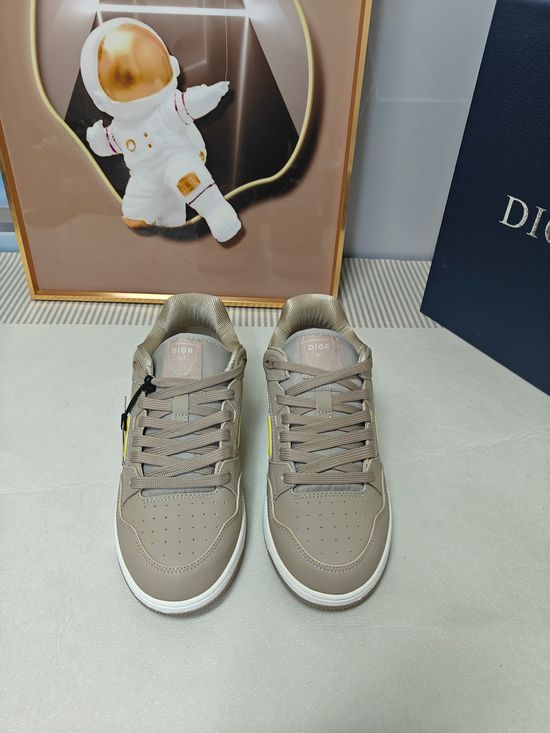 Christian Dior Premium Leather Casual Sneakers Classic Comfortable Daily Shoes