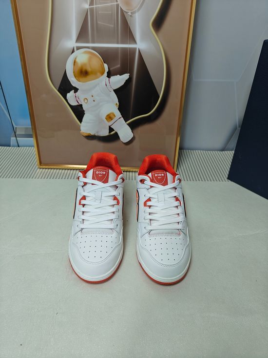 Christian Dior Premium Leather Casual Sneakers Classic Comfortable Daily Shoes