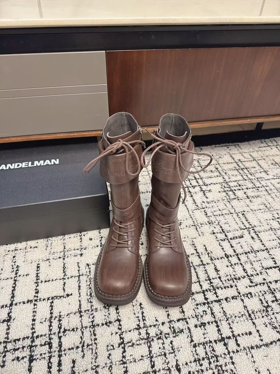 Ann Andelman Genuine Leather Knee High Boots with Box Included
