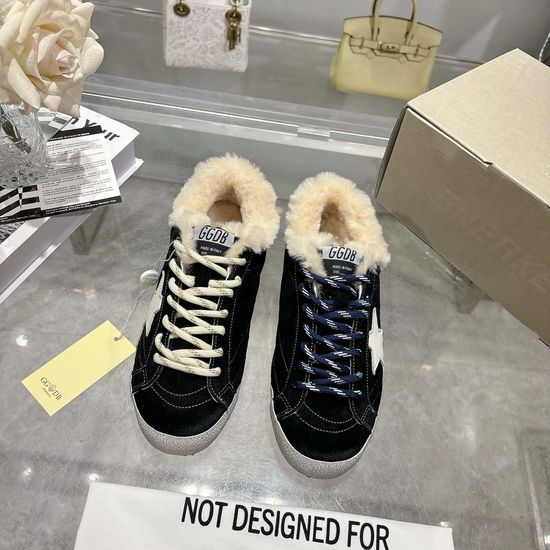 Golden Goose Fleece Lined Warm Non-slip Hidden Heel Casual Sneakers