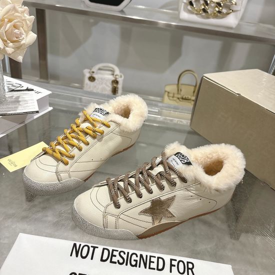 Golden Goose Fleece Lined Warm Non-slip Hidden Heel Casual Sneakers