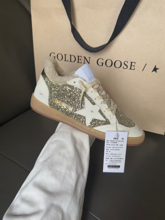 Golden Goose High-Quality Leather Shoes, Artisan Aged Finish