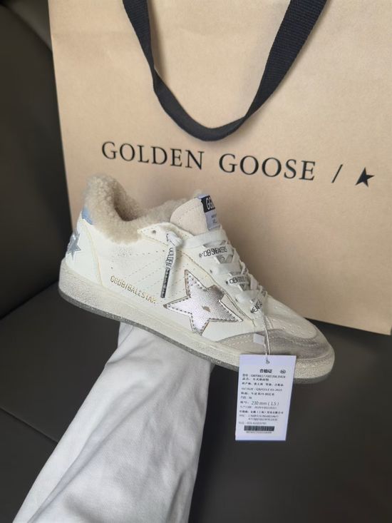 Golden Goose Custom Soft Leather Sneakers, Handmade Vintage Style