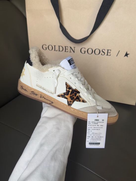 Golden Goose Custom Soft Leather Sneakers with Handmade Distressed Finish
