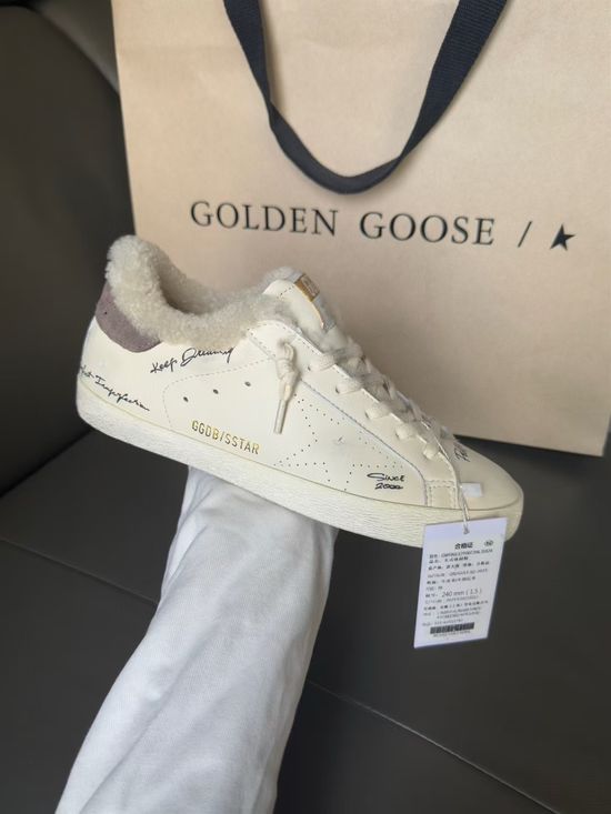 Golden Goose Premium Vintage Distressed Casual Shoes 3D Printed Heel