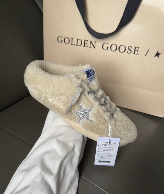 Golden Goose GGDB High-Version Wool Slip-On Casual Shoes