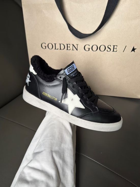 Golden Goose Premium Vintage Distressed Casual Shoes Leather Star Wool Lining