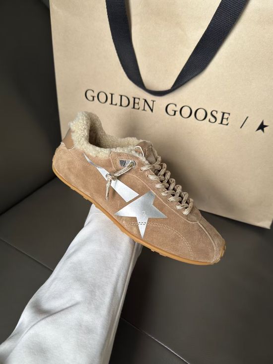 Golden Goose Premium Vintage Running Shoes with Soft Leather