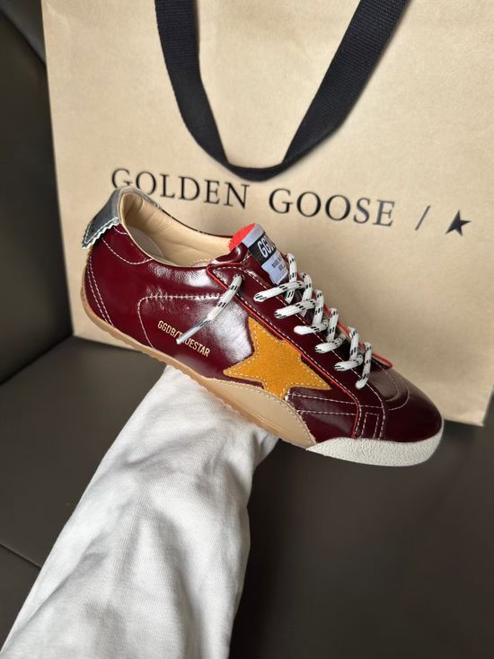 Golden Goose Sequin Decor Retro Leather Non-slip Casual Daily Shoes