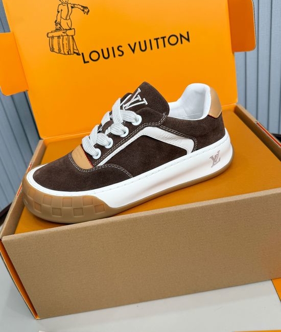 Louis Vuitton LV Classic Casual Skate Shoes Lightweight Non-slip Daily Walking Sneakers