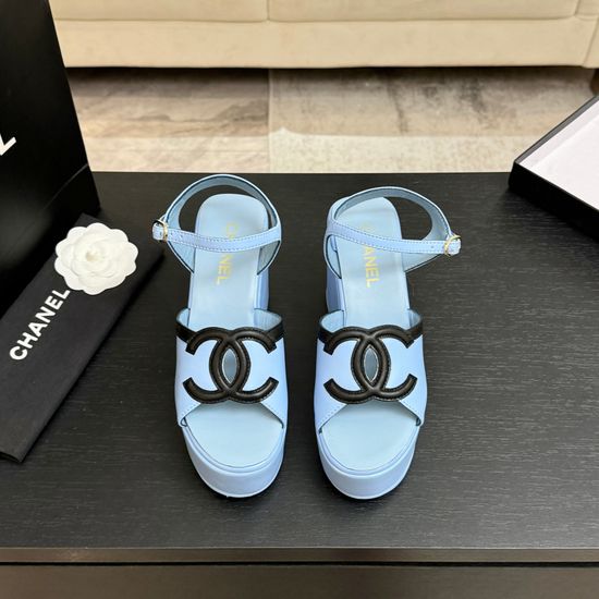 Chanel Platform Heel Soft Lining Non-slip Sandals