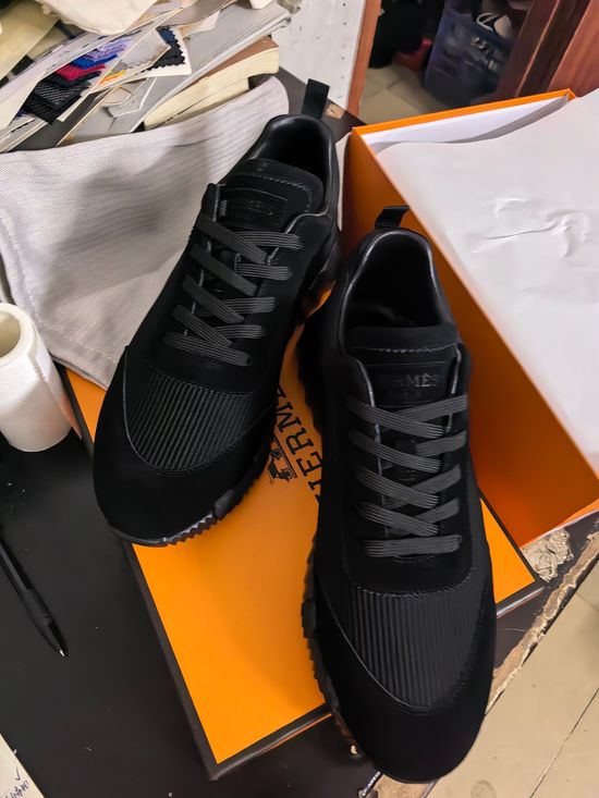 Hermes Breathable Knit Casual Sneakers Soft Lightweight Sole