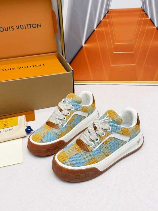 Louis Vuitton Premium Leather Non-slip Comfortable Casual Daily Shoes