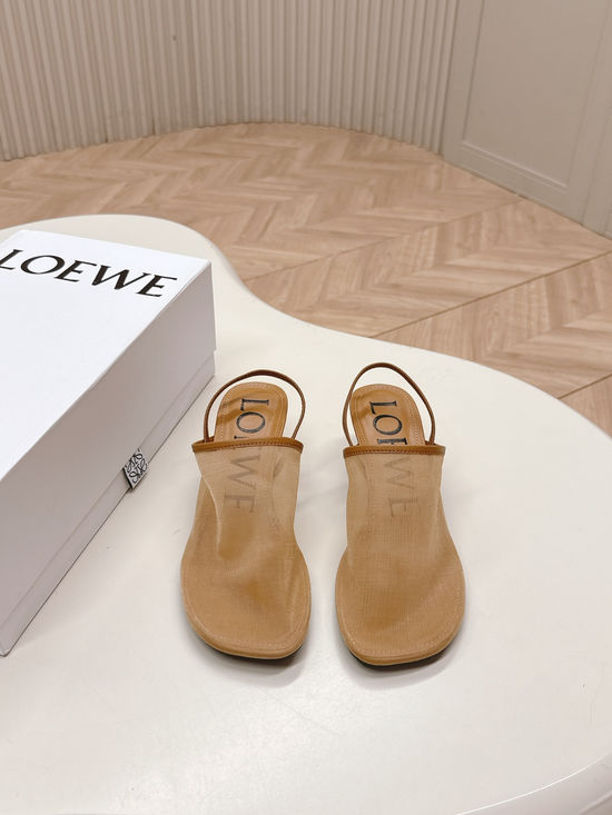 Loewe Breathable Mesh Slip On Sandals Non Slip Durable Sole