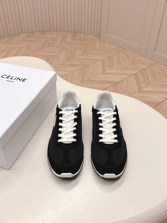 Celine Classic Design Leather Street Style Sneakers