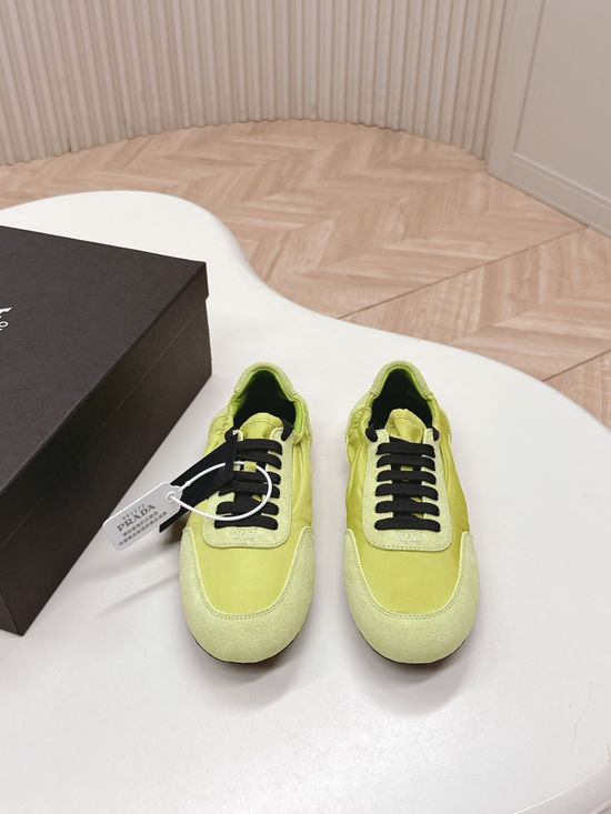 Prada Lightweight Breathable Casual Sneakers Easy Slip On Daily Shoes
