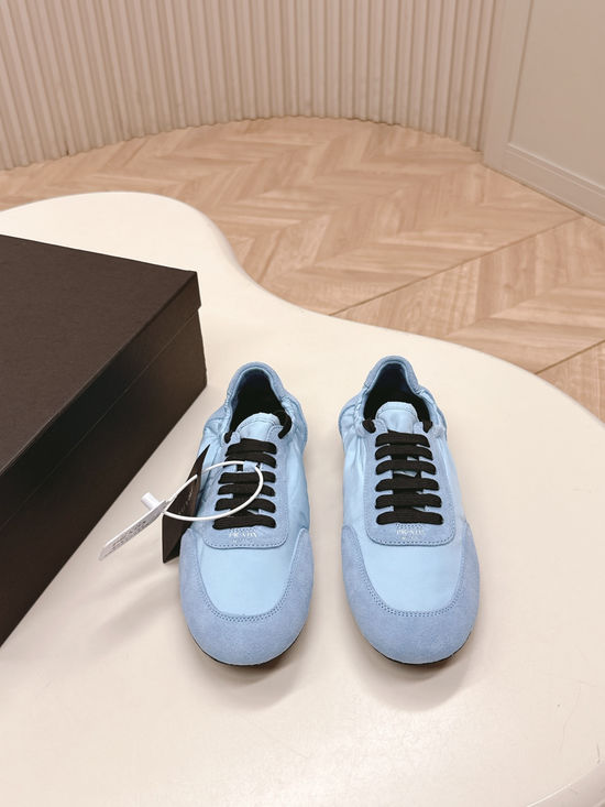 Prada Lightweight Breathable Casual Sneakers Easy Slip On Daily Shoes
