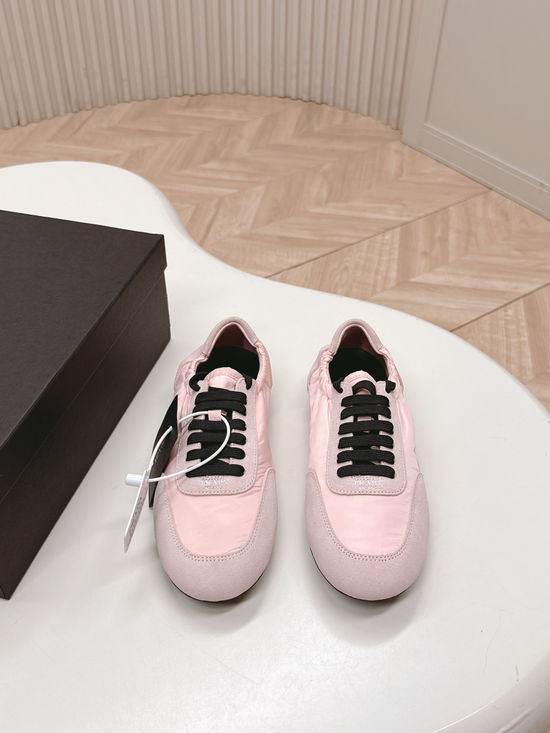 Prada Lightweight Breathable Casual Sneakers Easy Slip On Daily Shoes