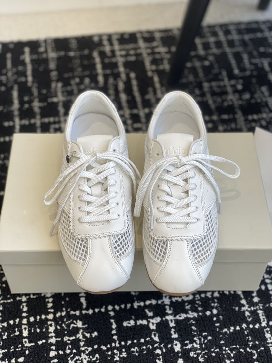 Unfolio Lace-up Low-top Sneakers Soft Suede Upper Non-slip Rubber Sole