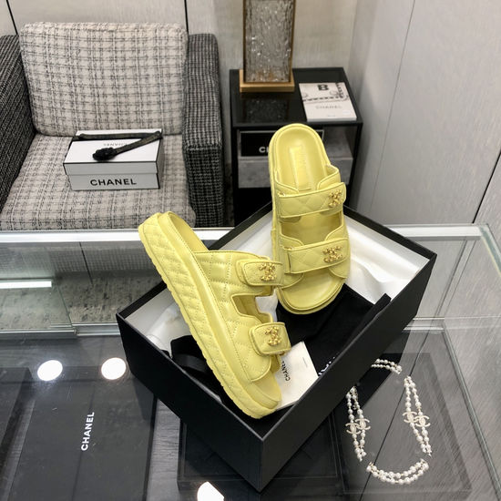 Hermes Sheepskin Upper Hook And Loop Sandals