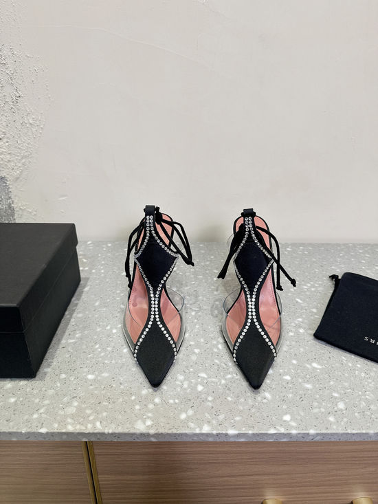 Les Petits Joueurs Stylish Strappy High-heeled Shoes with Unique Heel
