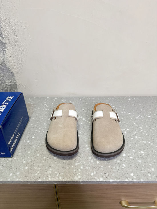 Birkenstock Soft Suede Closed Toe Slides for Comfortable Daily Use