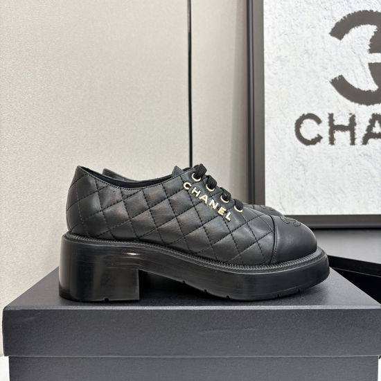 Chanel Classic Round Toe Cowhide Upper Casual Daily Flats