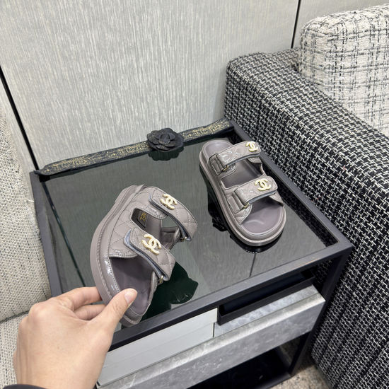 Chanel Premium Velcro Mules with Soft Upper and Durable Outsole