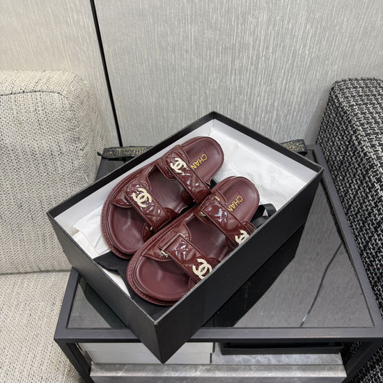 Chanel Premium Velcro Mules with Soft Upper and Durable Outsole