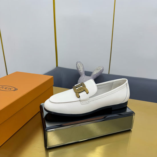 Tods Genuine Leather Loafers with Soft Lining