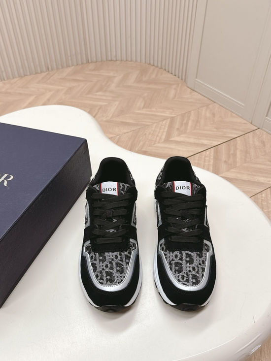 Christian Dior Classic Embroidered Casual Sneakers Breathable Upper Soft Insole