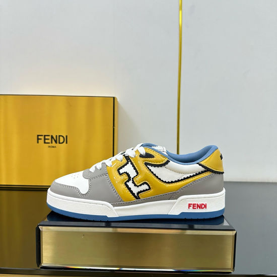 Fendi Classic Low Top Casual Sneakers Comfortable Versatile Daily Footwear