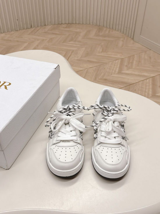 Christian Dior Stylish Side Cutout Design Casual Fashion Sneakers