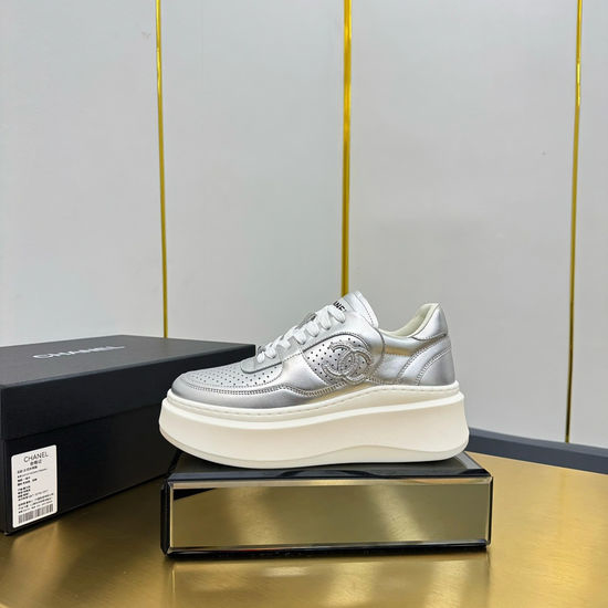 Chanel Classic Embroidered Casual Fashion Comfortable Sneakers